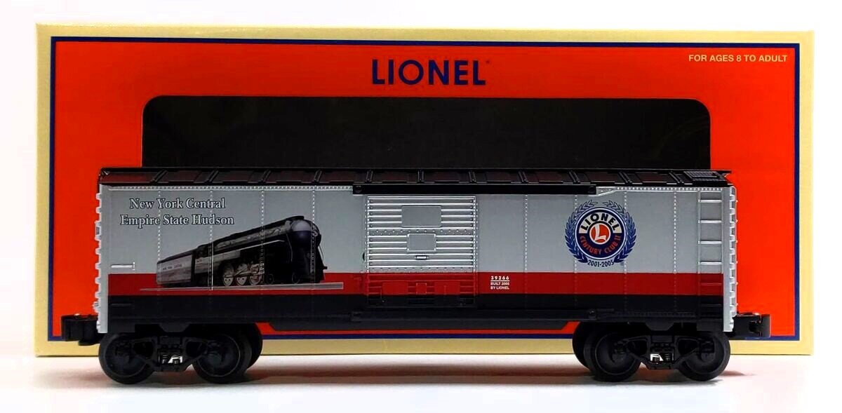 Lionel 6-39266 O Gauge Century Club II NYC Empire State Hudson Boxcar LN/Box
