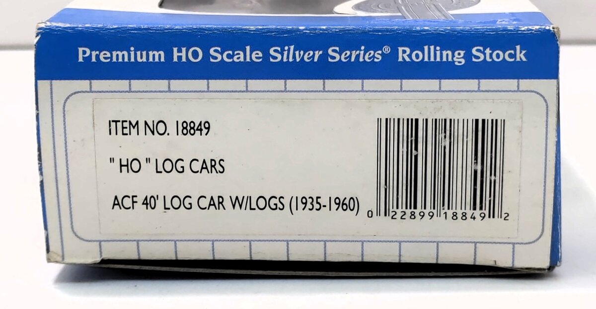 Bachmann 18849 HO Scale 1935-1960 Version ACF 40' Log Car