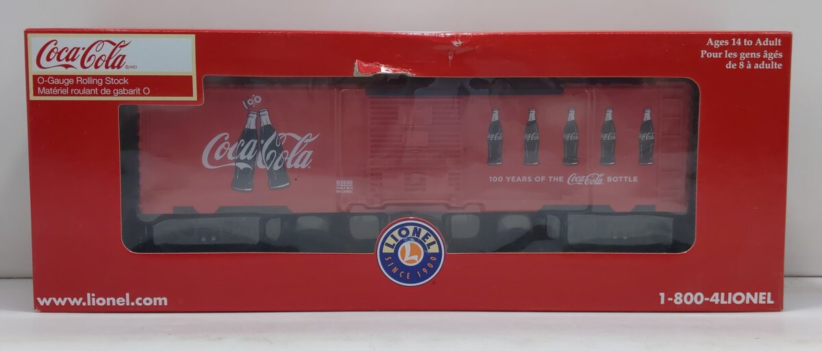Lionel 6-82690 O Gauge Coca-Cola Anniversary Bottle Boxcar #82690 (3-Rail) NIB