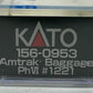 Kato 156-0953 N Scale Amtrak Phase VI Baggage Car #1221 LN/Box