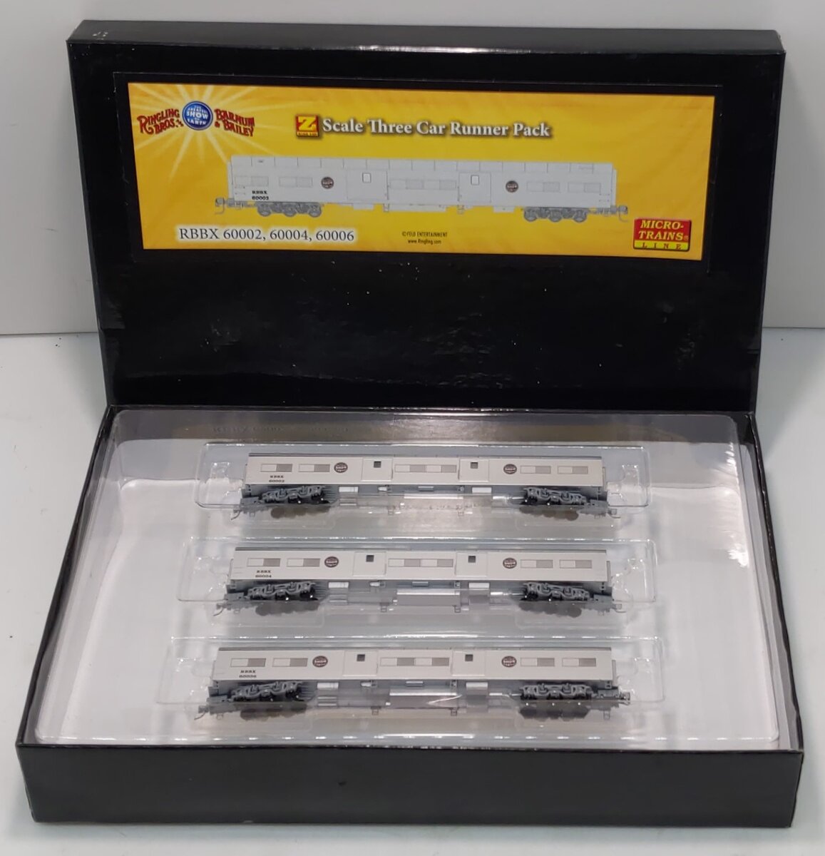 Micro-Trains 99400019 Z RBBX Stock Car Runner Pack (Set of 3)