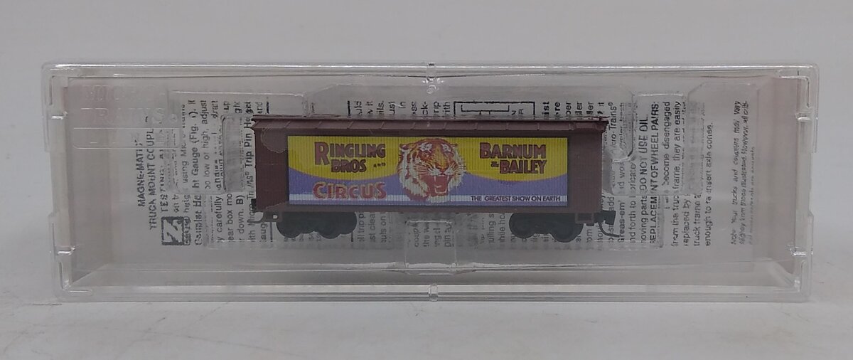 Micro-Trains 51500610 Z Scale Ringling Bros 40' Single Door Box Car #10