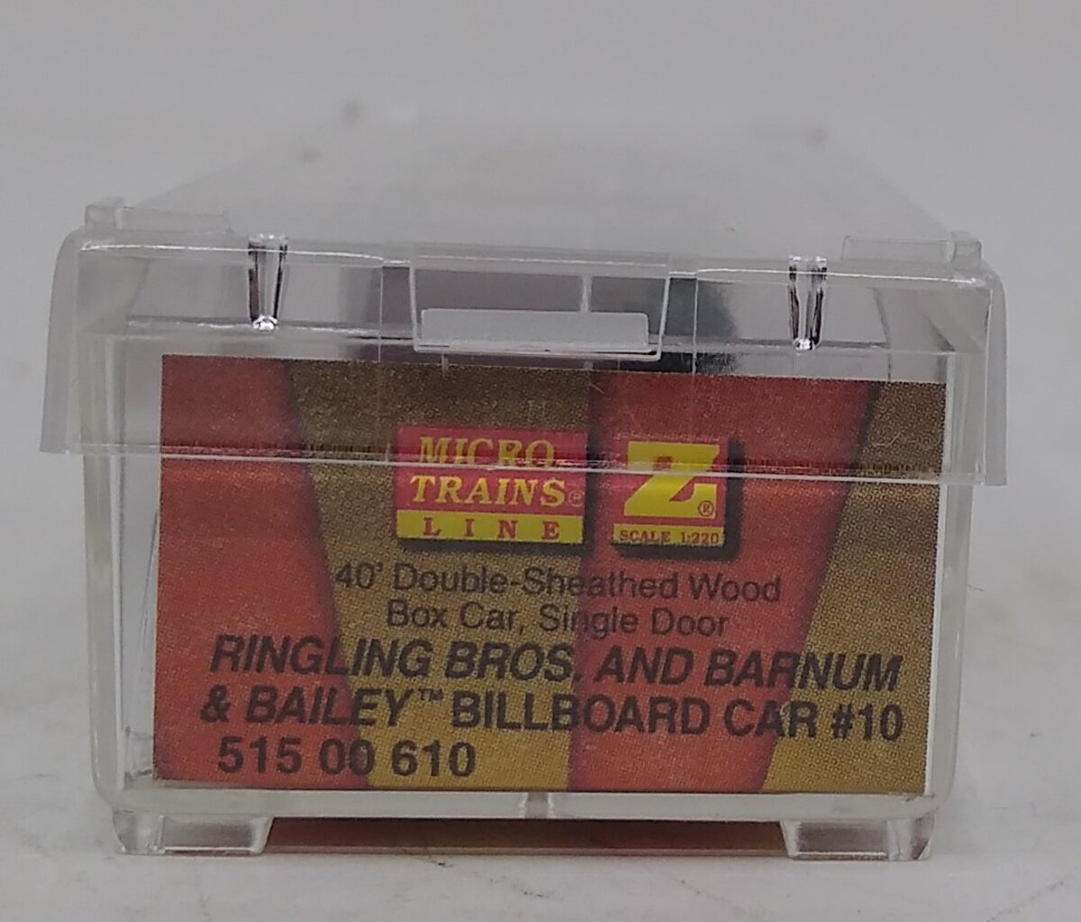 Micro-Trains 51500610 Z Scale Ringling Bros 40' Single Door Box Car #10