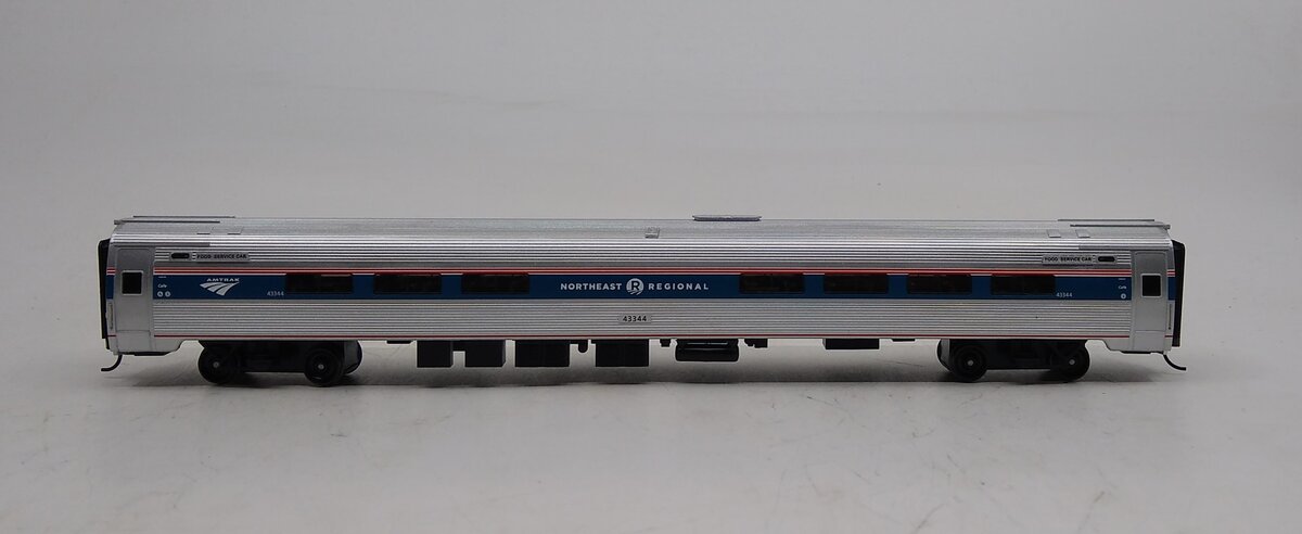 Bachmann 13124 HO Amtrak NE Regional Amfleet I Phase VI Cafe Car #43344