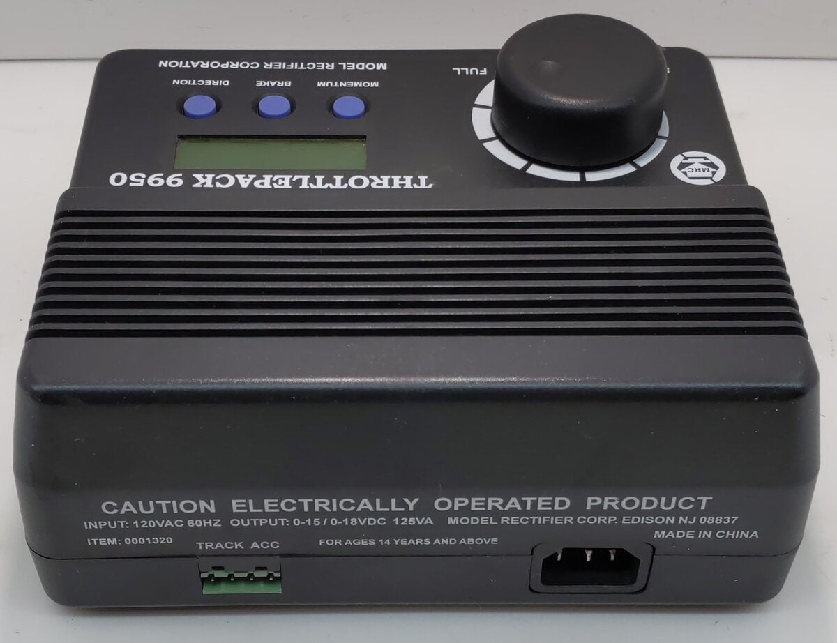 MRC 0001320  Throttlepack 9950 Train Controller with LCD Meters EX/Box