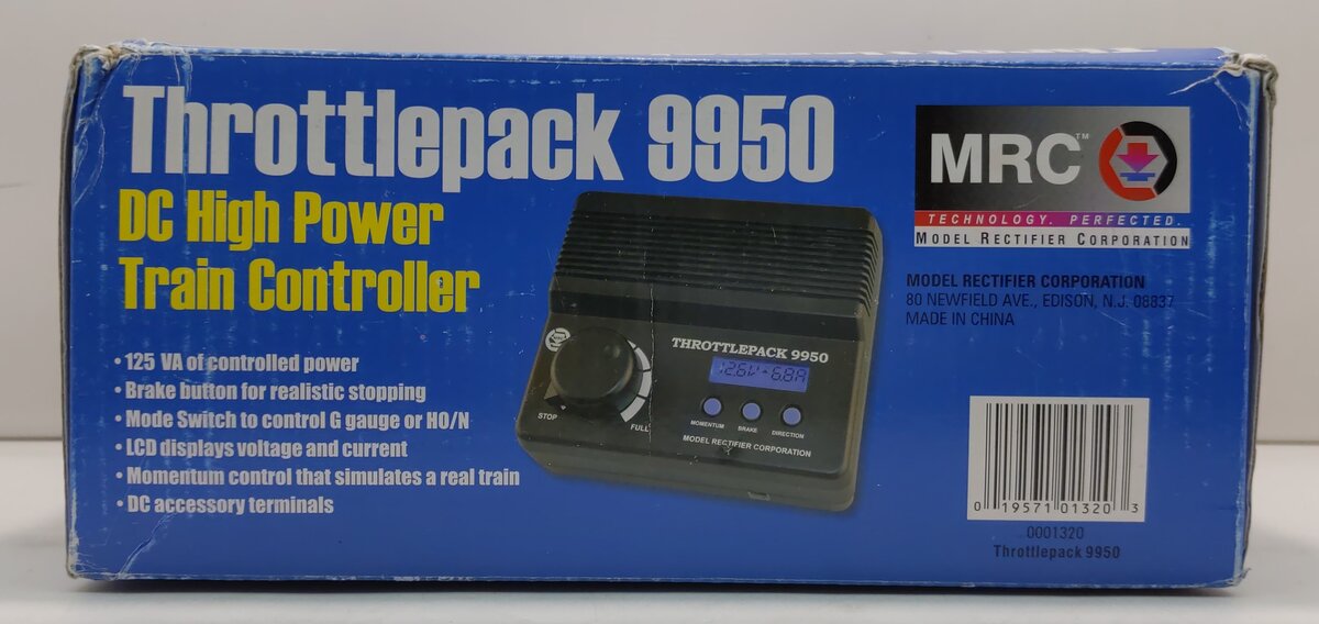 MRC 0001320  Throttlepack 9950 Train Controller with LCD Meters EX/Box
