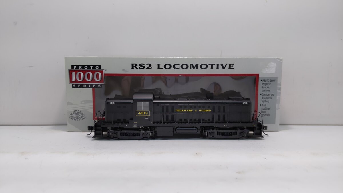 Proto 1000 31274 Delaware Hudson RS2 Diesel Locomotive #4018 LN/Box