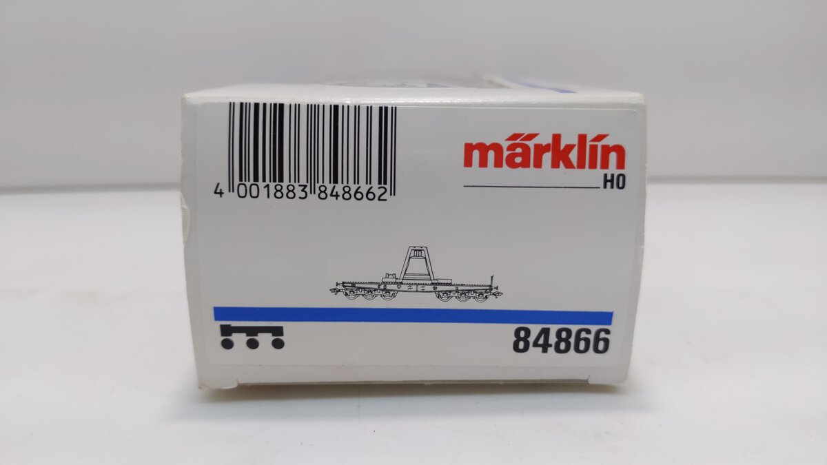 Marklin 84866 HO Scale Dresdner Bell Flat Car EX/Box