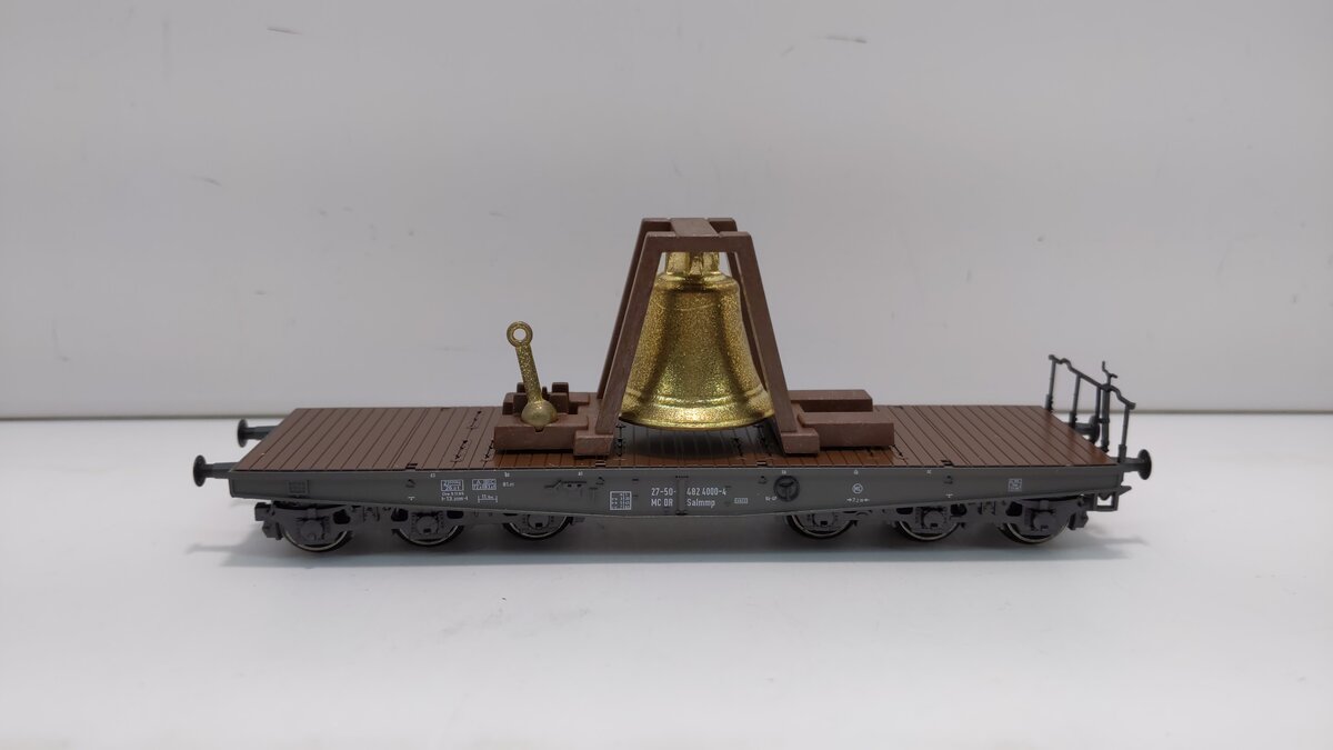Marklin 84866 HO Scale Dresdner Bell Flat Car EX/Box