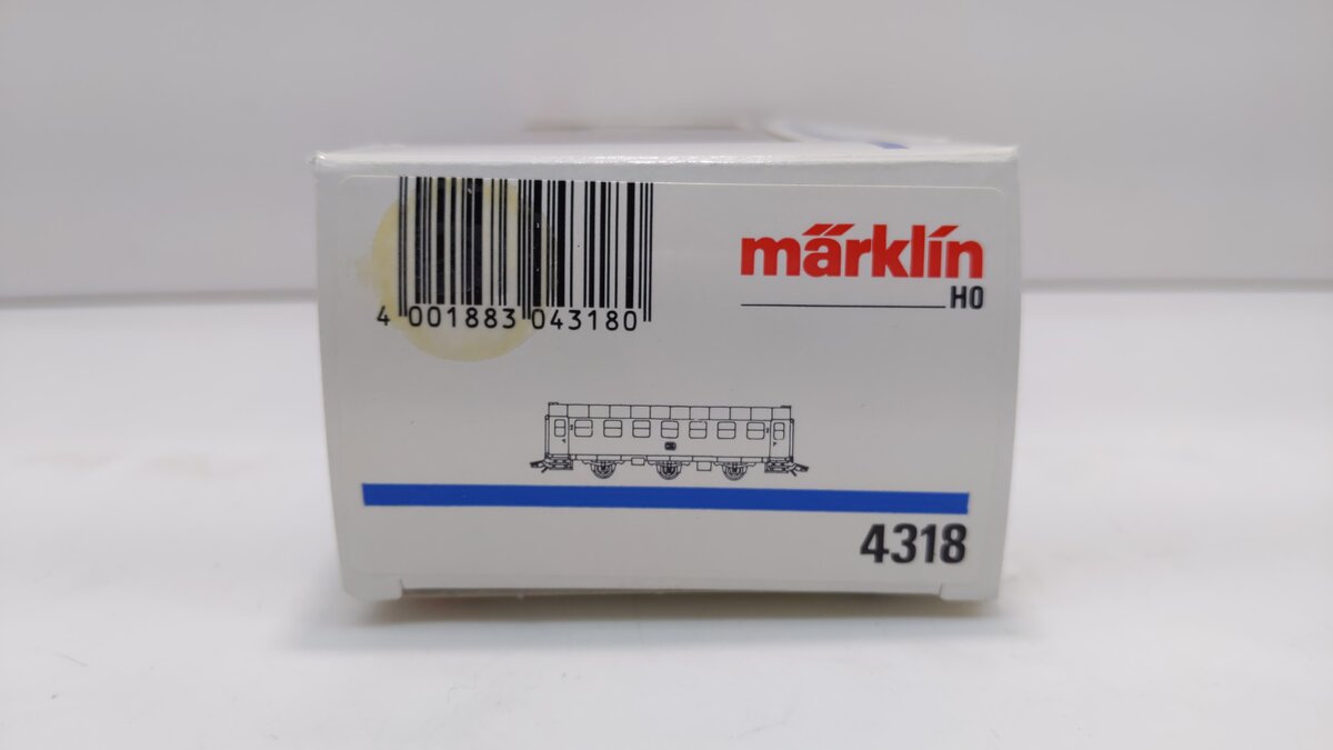 Marklin 4318 HO Scale Local Coach 2nd Class DB