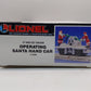 Lionel 6-18408 O Gauge Operating Santa White Hand Car LN/Box