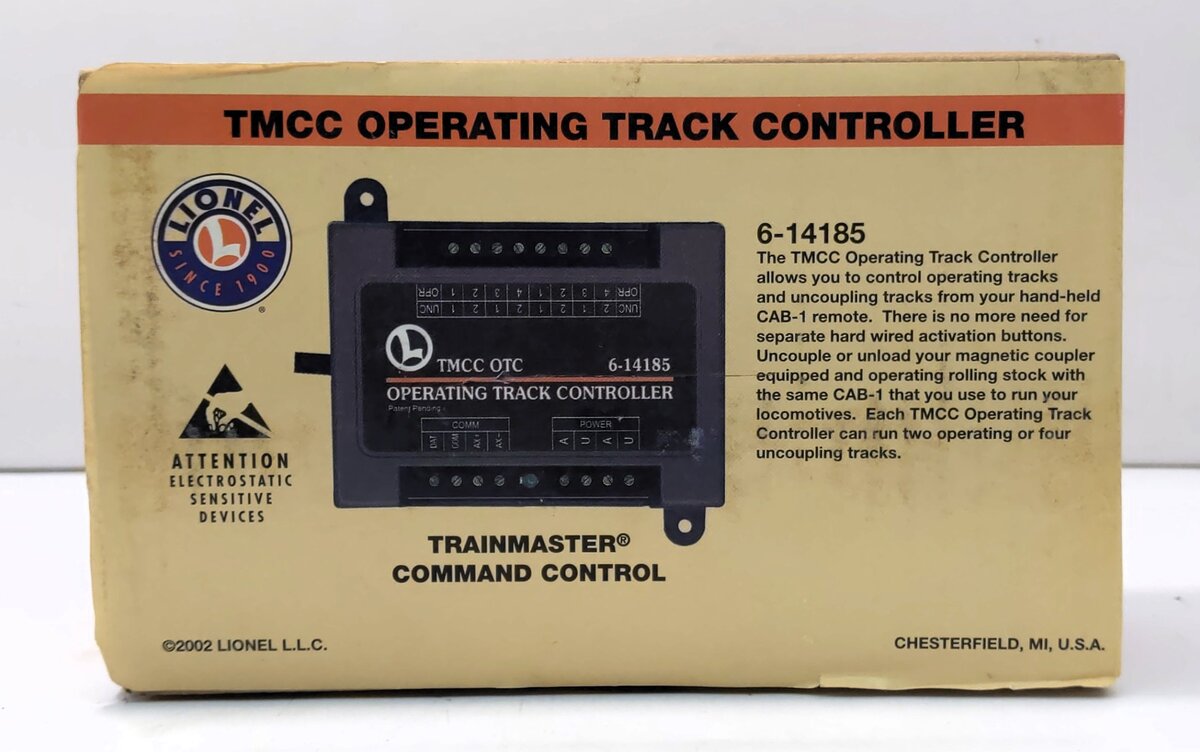 Lionel 6-14185 TMCC Operating Track Controller NIB