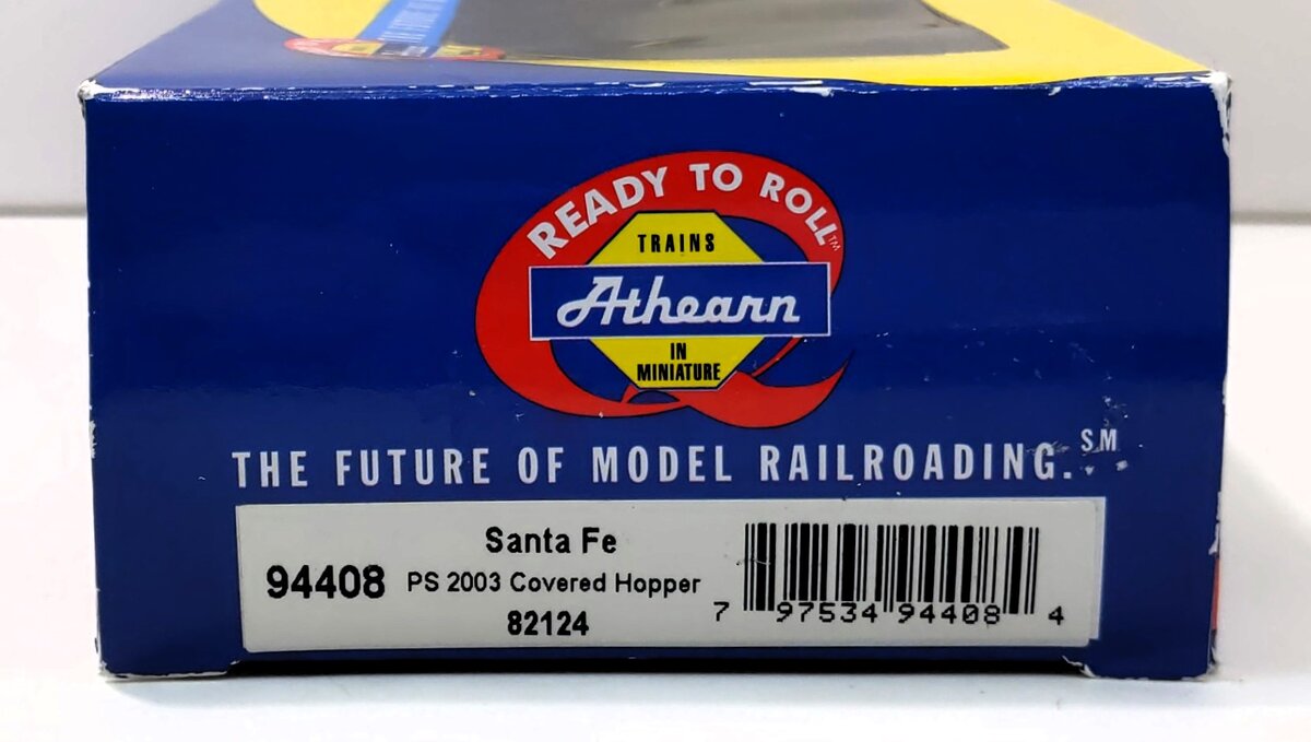 Athearn 94408 Santa Fe PS2 2003 Covered Hopper #82124
