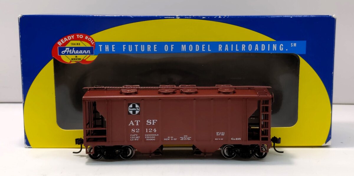 Athearn 94408 Santa Fe PS2 2003 Covered Hopper #82124