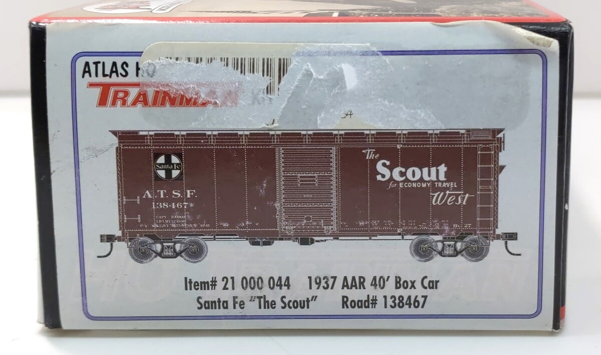 Atlas 21000044 HO Central of Georgia The Scout 1937 40' AAR Box Car #138467