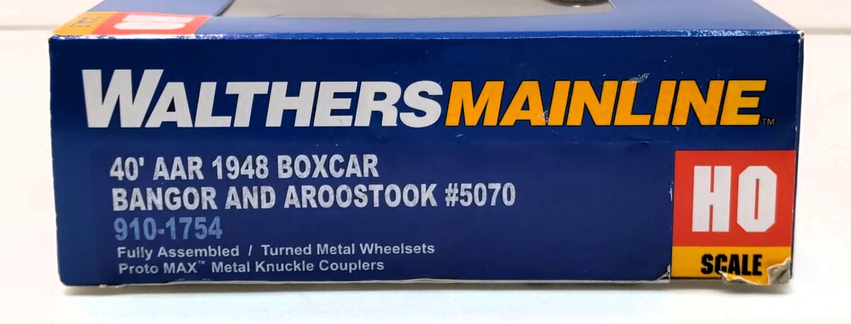 Walthers 910-1754 HO Bangor & Aroostook 40' AAR Boxcar #5070
