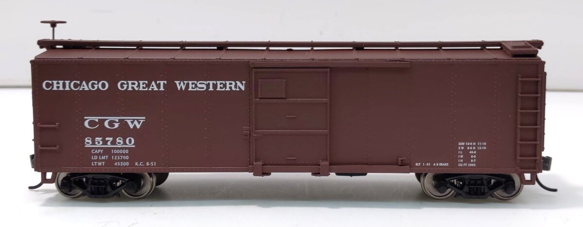 Walthers 910-1702 HO Chicago Great Western 40' X-29 Boxcar #85780 LN/Box