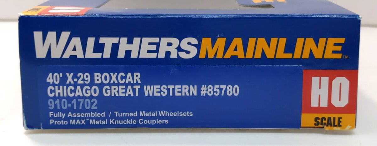 Walthers 910-1702 HO Chicago Great Western 40' X-29 Boxcar #85780 LN/Box