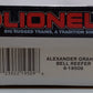 Lionel 6-19509 O Gauge Alexander Graham Bell Reefer LN/Box
