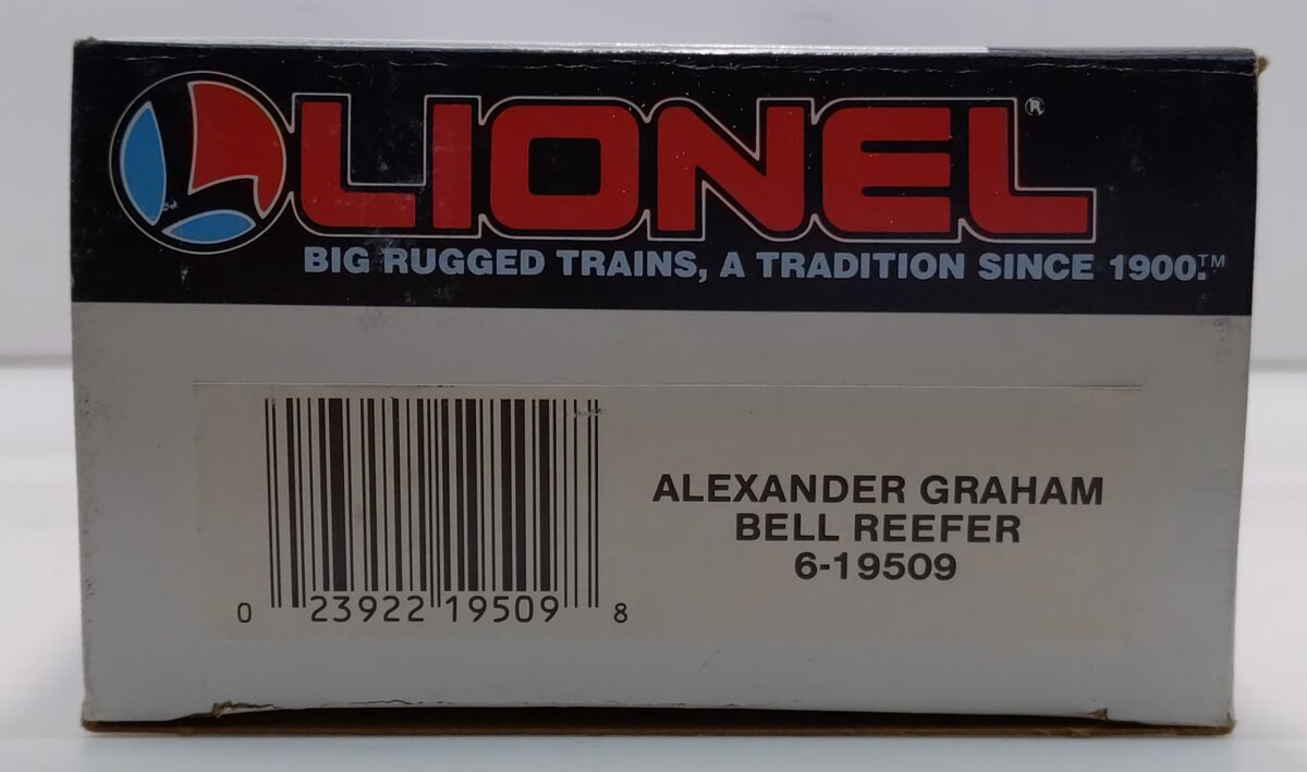 Lionel 6-19509 O Gauge Alexander Graham Bell Reefer LN/Box