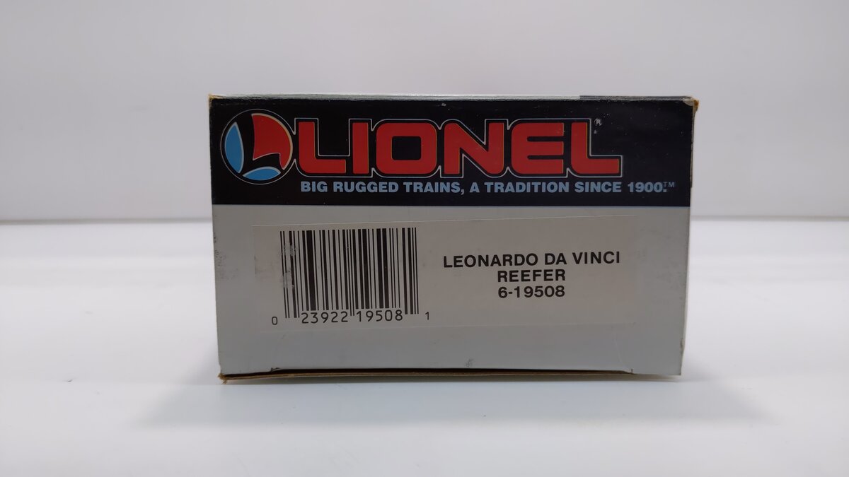 Lionel 6-19508 O Gauge Leonardo Da Vinci Reefer Car LN/Box