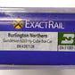 ExactRail EN-51001-2 N Scale Burlington Northern Hy-Cube Boxcar #287128 LN/Box