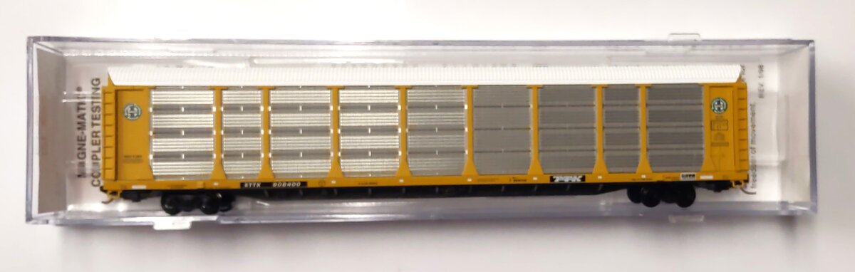 Micro-Trains 11100101 N BNSF 89' Tri-Level Closed Side Auto Rack #908400