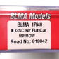 BLMA Models 17040 N Missouri Pacific GSC 60' Flat Car #818042