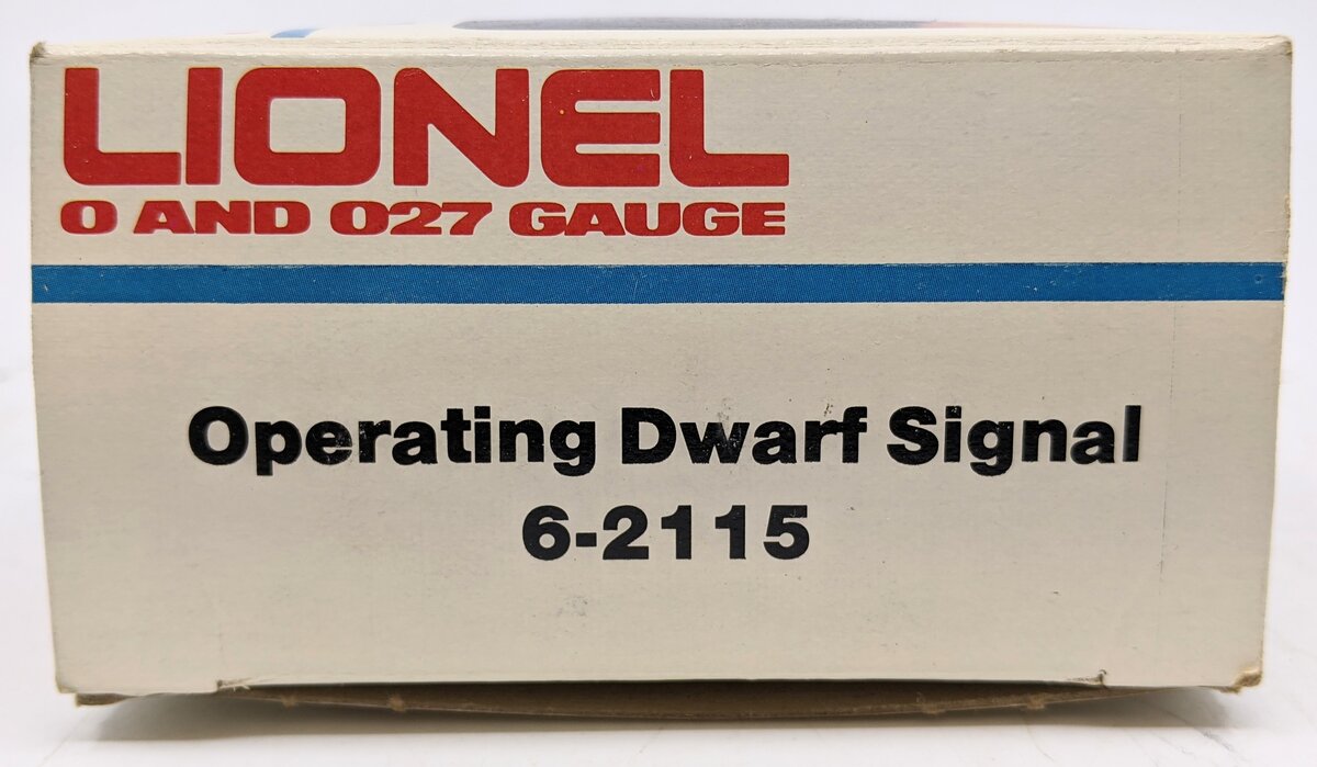 Lionel 6-2115 O and O27 Scale Operating Dwarf Signal LN/Box