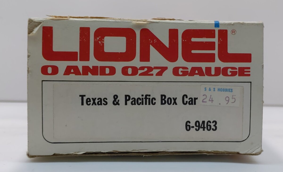 Lionel 6-9463 O Gauge Texas & Pacific Boxcar LN/Box