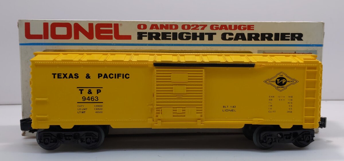 Lionel 6-9463 O Gauge Texas & Pacific Boxcar LN/Box