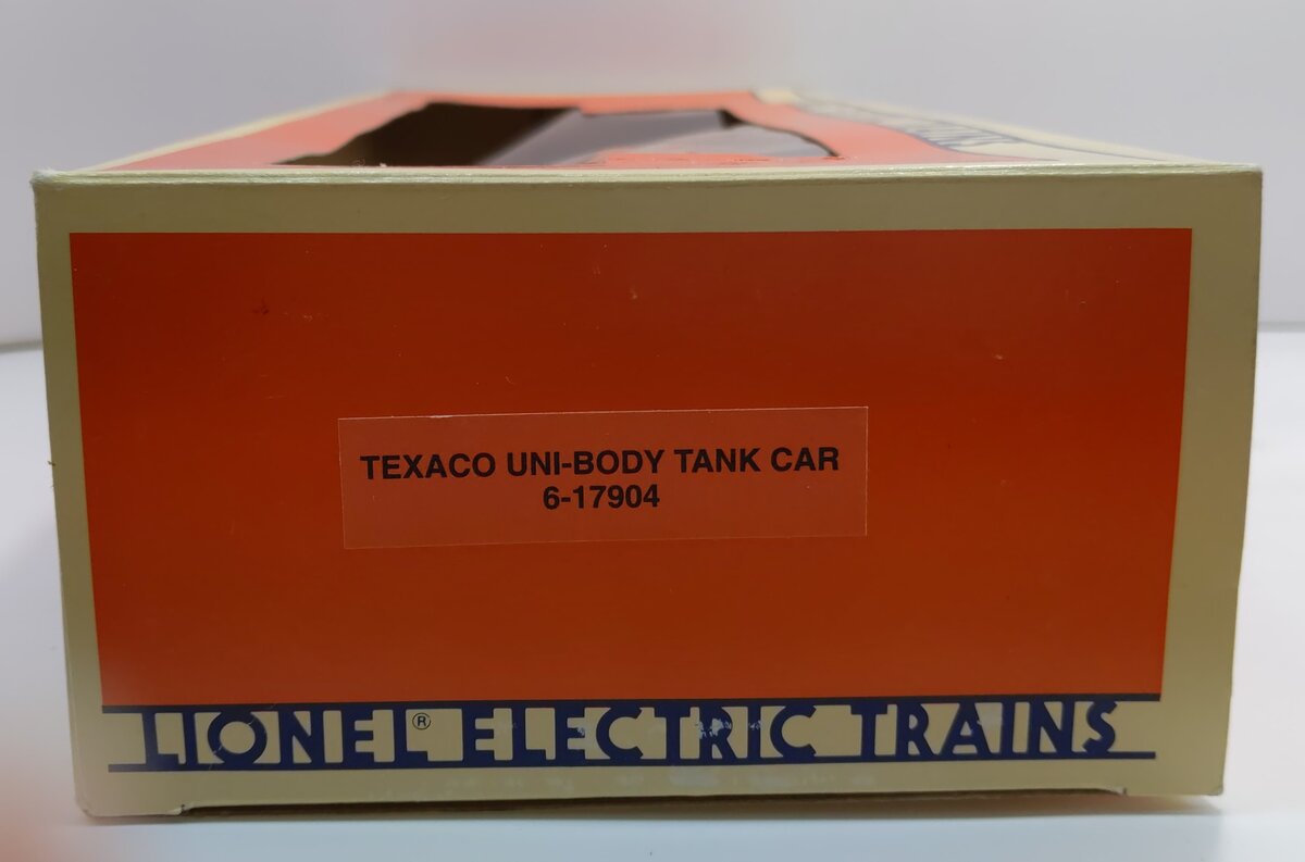Lionel 6-17904 O Gauge Texaco Unibody Tank Car #17904 LN/Box