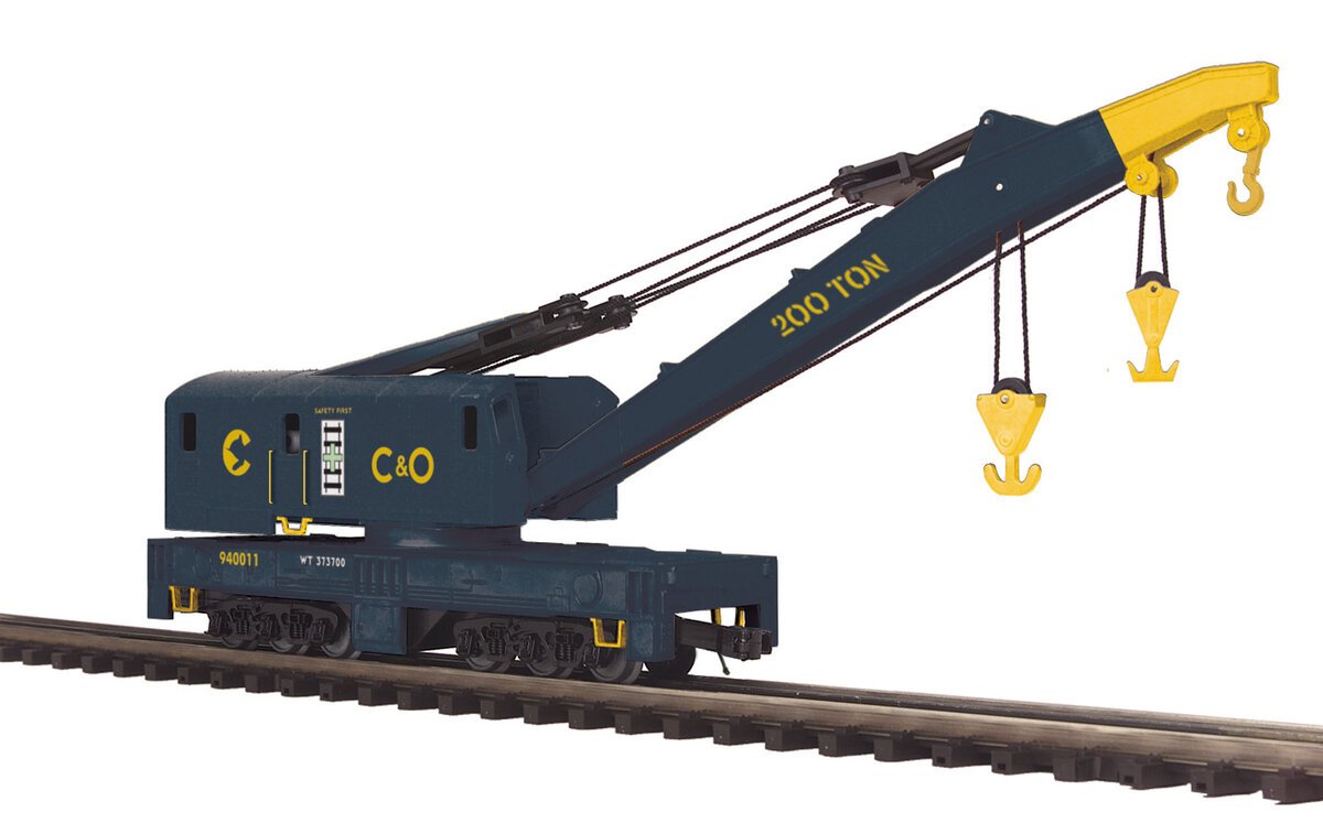 MTH 20-98806 O Chessie Crane Car