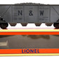 Lionel 6-19328 O Norfolk & Western 4-Bay Weathered Hopper w/Coal Load #6446-4 LN/Box