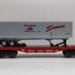 Lionel 6-26043 O Gauge Seaboard Flatcar with Trailer #48109