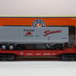Lionel 6-26043 O Gauge Seaboard Flatcar with Trailer #48109