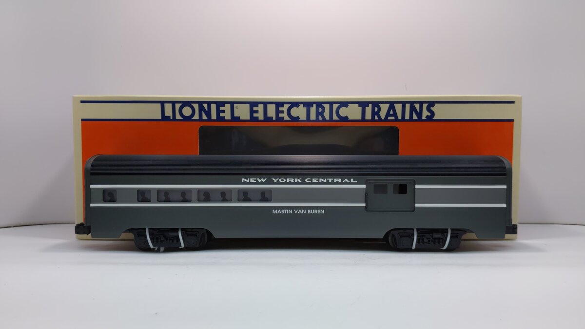 Lionel 6-29141 O Gauge NYC Aluminum "Martin Van Buren" Combine Car LN/Box