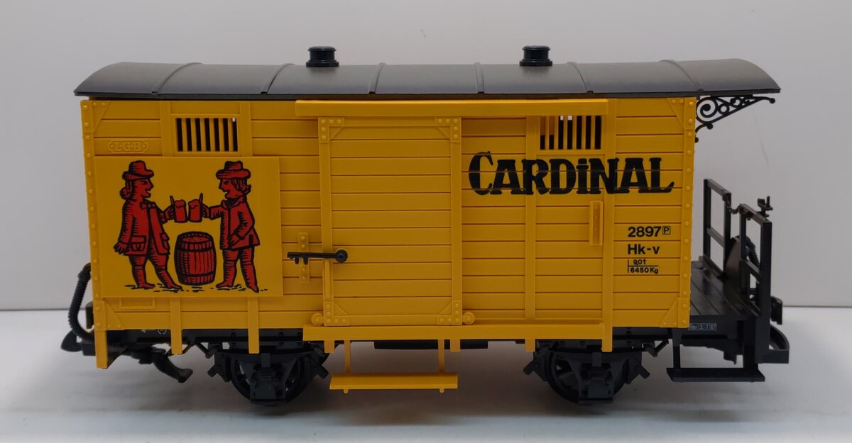 LGB 4034 G Scale Cardinal Beer Boxcar NIB
