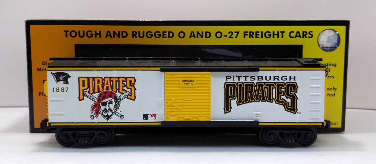 MTH 30-74182 O Gauge Pittsburgh Pirates Box Car #1887 LN/Box