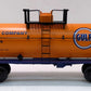 MTH 30-7377 O Gauge Gulf Oil Single Dome Tank Car #10240 LN/Box
