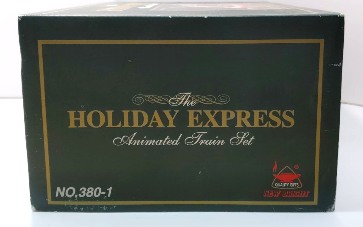 New Bright 380-1 G Scale Animated Santa's Mailbox Car - Metal Wheels EX/Box