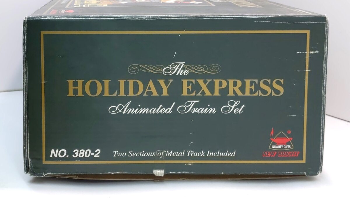 New Bright 380-2 G Holiday Express Operating Water Tanker Skating Car LN/Box