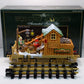 New Bright 380-4 G Holiday Express Animated Log Mill Wood Car LN/Box