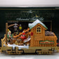 New Bright 380-4 G Holiday Express Animated Log Mill Wood Car LN/Box