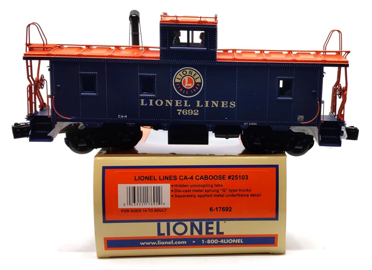 Lionel 6-17692 O Lionel Lines CA-4 Lighted Caboose #7692