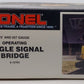 Lionel 6-12763 O/O27 Gauge Single Signal Bridge LN/Box