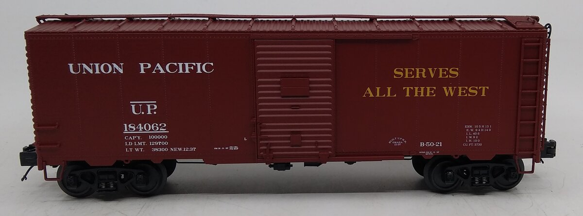 MTH 20-93208 O Gauge Union Pacific 40' AAR Boxcar #184062 LN/Box