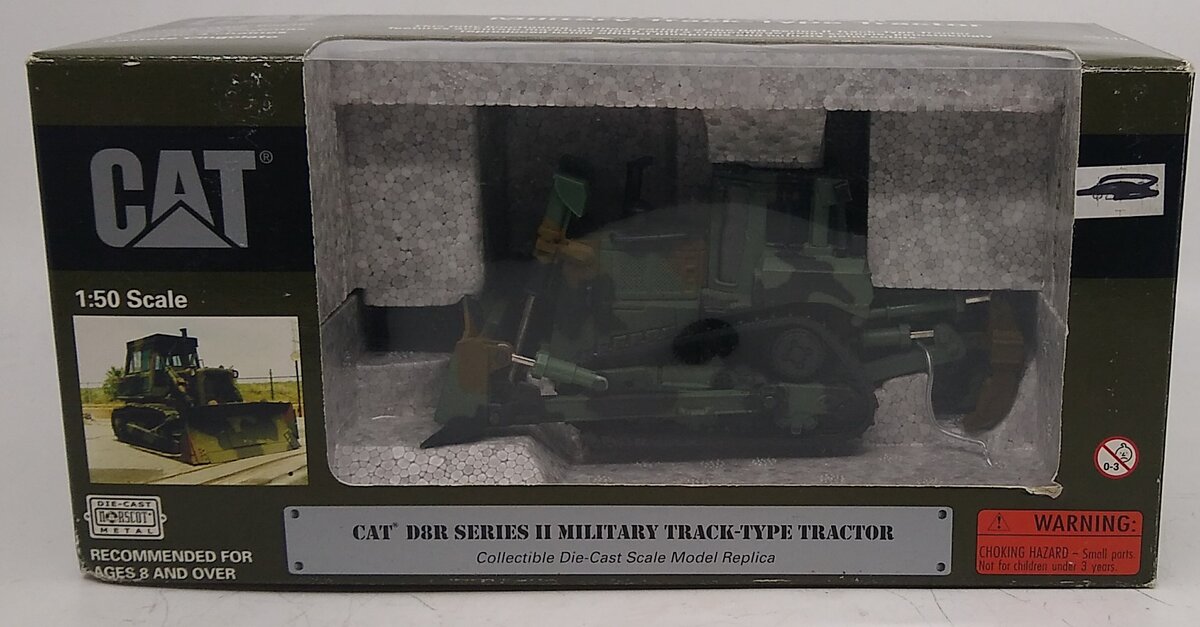 Norscot 55110 1:50 Caterpillar D8R Series II Dozer Military Construction Vehicle LN/Box