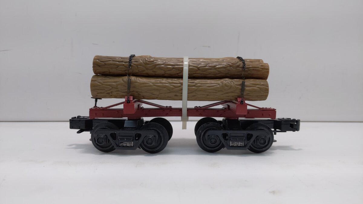 Industrial Rail 8001 O Gauge Skeleton Log Car with Logs LN/Box