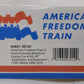 K-Line K4601-30102 O Gauge Freedom Train 18" Aluminum Display Car #102 LN/Box